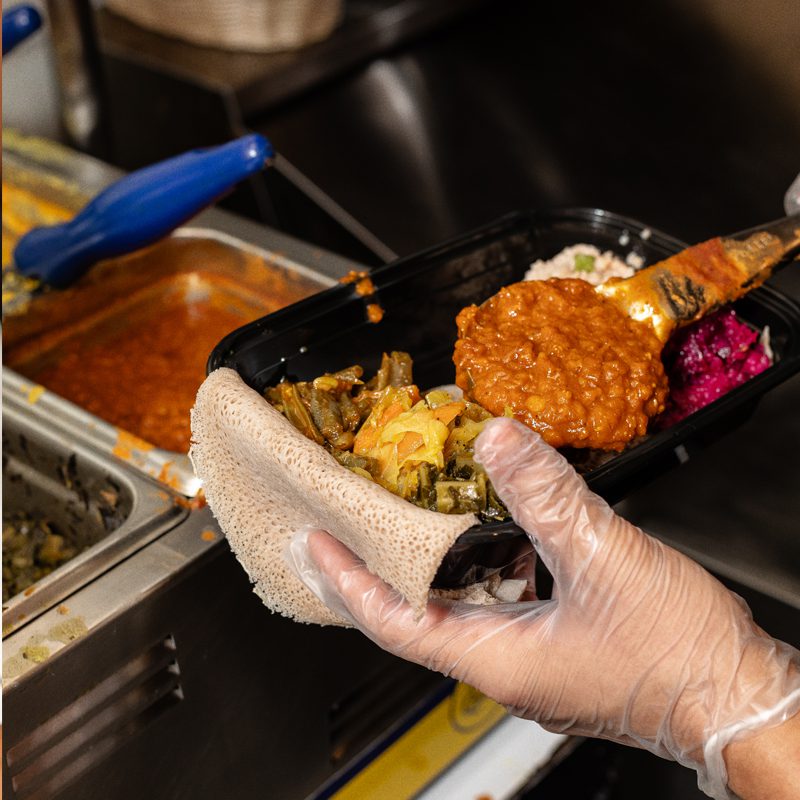 the best vegan options in charlotte can be found at Enat