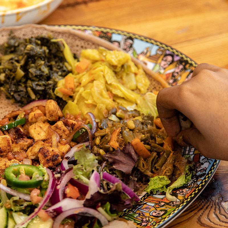 the best african ethiopian food in charlotte at enat